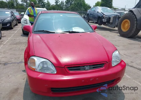 1997 Honda Civic Ex z USA, uszkodzony, nr VIN 1HGEJ8240VL067612